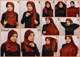 Cara Pakai Jilbab Model Terbaru - Hijab Outfit - Hijab Outfit