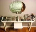 IKEA Hackers: Makeup vanity for small spaces