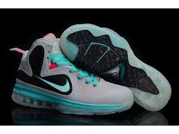 Nike Zoom LeBron 9 Women Basketball Shoes Gray/Pink/Jade - LeBron ...