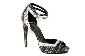 pierre hardy wedding shoes black and white 1 | OneWed.com
