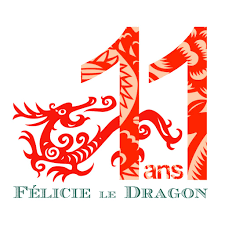 Félicie le DRAGON fête ses 11 ans... | La déco de Félicie - CotéMaison - Felicie-le-Dragon-anniversaire-1024x1024