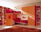 Contemporary Fresh Orange Bedroom Interior Galleries and Ideas ...