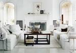 White Modern Living Room Design Ideas With Wonderful White Retro ...