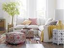 Pretty Patterned Pillows With White Sofa | Decorclips.