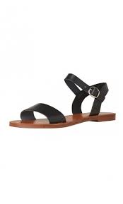 Shoes: black sandals, italian leather, slim soles, thin soles ...
