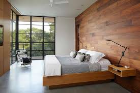 Modern Bedroom Ideas with Glass Wall Decoration - Home Interior ...