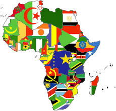 All the countries of Africa