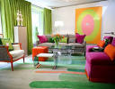 Colorful and Modern Living Room Design - Eileen Kathryn Boyd Kips ...