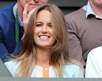 Pictures of Andy Murrays girlfriend KIM SEARS taken at Wimbledon.