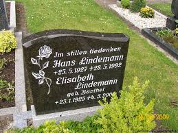 Grab von Hans Lindemann (25.05.1927-28.05.1992), Friedhof Forlitz-