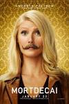 Four Character Posters for MORTDECAI with Johnny Depp, Olivia Munn.