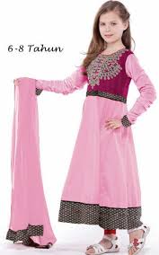 Baju Muslim Anak Perempuan Terbaru 2015 Model India | Baju Muslim ...