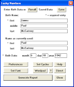 Numerology software program Preferences dialog box.