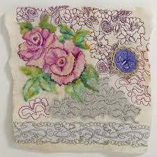 Exquisite floral-inspired textiles from Rosemary Rose... | Heart ... - Old-Rose-Rosemary-Rose