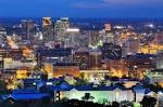 Skyline Of Downtown Birmingham, Alabama, USA. Royalty Free Stock ...