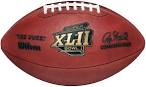 Wilson Official SUPER BOWL Football, NFL Authentic Game Footballs.