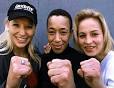 Bulgarian female boxer Daisy Lang, British Michele Aboro and German Regina ... - 2004b