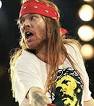 AXL ROSE is Guns N Roses lead singer