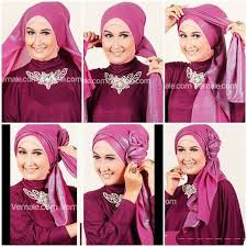 10 Tutorial Hijab Pesta Sederhana Tapi Elegan