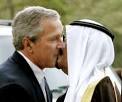 ... per gallon if Bush had let Saudi Prince Abdullah 'get to second base.' " - bush-kiss-sheik