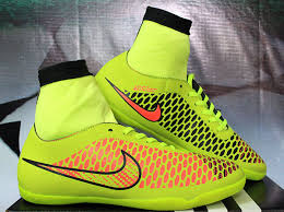 Jual sepatu futsal Nike Magista High Kuning Stabilo KW Super ...