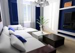 Blue And White Living Room Interior Design Blue Sofa Of 37 Blue ...