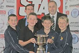 ... Boylan present Belvedere Captain Danny Joyce and Craig Sexton with the Under 14 Premier League Trophy. Belvedere Under 12\u0026#39;s with the Tony Ryan Cup - DDSLpres07%20013a