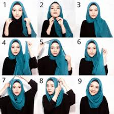Cara Mudah Pakai Hijab Segi Empat Modern Bagi Pemula | Tutorial ...
