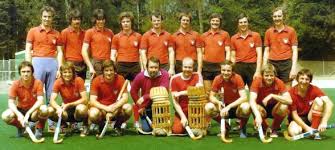 Das deutsche 0lympiaaufgebot für Montreal 1976 (hinten: Bundestrainer Klaus Kleiter, Michael Peter, Dieter Freise, Horst Dröse, Werner Kaessmann, ...
