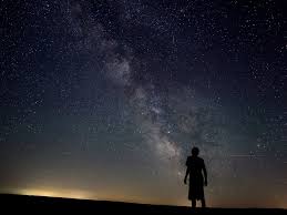 against a starry sky against a starry sky