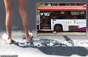Naked man boards their bus