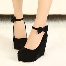 All black wedges heels | Women shoes online