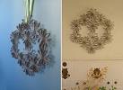 Beach Petals: Recycled Toilet-Paper-Roll Wall Decor!