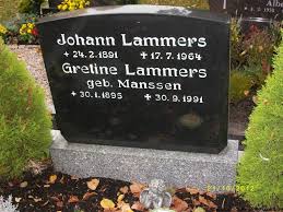 Grab von Johann Lammers (24.02.1891-17.07.1964), Friedhof ... - wo297