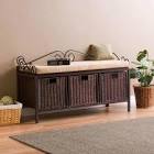 Adrien Collection Entryway Storage Bench at Brookstone—Buy Now!