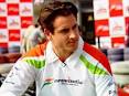 Adrian Sutil of Force India squeezed in a third quickest time of 1 minute, ...