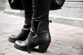 Shoes Ankle Boots Zip Ankle Boots Boots Black Boots Leather � Be ...