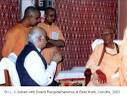 At the feet of Swami Ranganathananda | Sri LK Advani's Blog