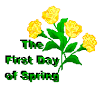 Spring Clip Art - FIRST DAY OF SPRING - FIRST DAY OF SPRING Clip Art