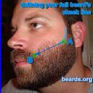 defining a <b>cheek</b> line: step 3