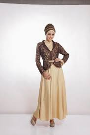 10 Contoh Model Baju Muslim Brokat Terbaru