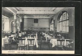 schöne AK Bremen, Inneres des Cafe Central v. Johann Lührs 1908 | eBay