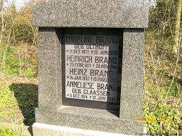 Grab von Anneliese Brand (geb. Claassen) (05.12.1914-12.06.2006 ...