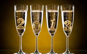 champagne celebration happy new year 2013