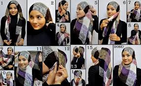 Cara memakai Jilbab Kreasi Modern | Tutorial Cara Berjilbab