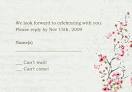 Download Printable Sample Wedding Thank You And Response Card