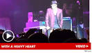 BOBBY BROWN -- Declares Love for Whitney Houston on Stage Hours ...
