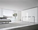 Bedroom: Modern Bedroom Luxurious And Minimalist White Glossy Free ...