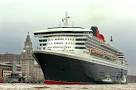 Cunards Queen Elizabeth, Mary and Victoria cruise liners to sail.