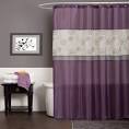 Lush Decor Covina Purple Shower Curtain | Overstock.